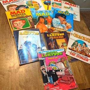 Vintage silver age comic magazines